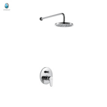 KI-11 de ahorro de agua ronda cabeza de ducha accesorios de baño Caliente de pared montado baño ducha de lluvia de techo